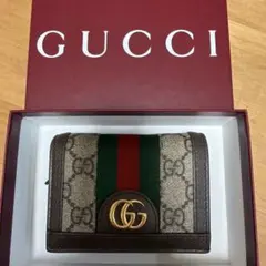 ✨プレゼント+箱✨ GUCCI ミニ財布 マーモント オフディア シェリー