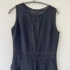 ZARA BASIC オールインワン ブラック　オケージョン　結婚式　パーティー