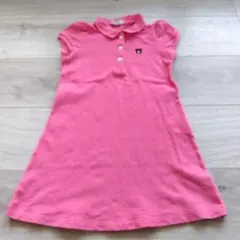 DOUBLE.B 　ダブルビー　ポロシャツワンピース　110