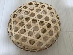 竹細工 六つ目編み バスケット 蓋付き一個　蓋なし2個　計3個