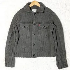 Levi′s リーバイス　ニットジャケット 3rdタイプ カーディガン 希少 Mのサムネイル