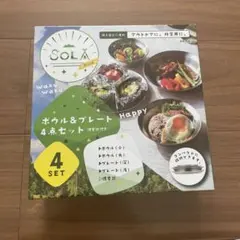 ★値下げ★ソラリア　アウトドア・非常用にボウル&プレート4点セット（携帯袋付き）のサムネイル