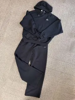 alo yoga ブラック フーディ ストレートレッグパンツセットアップ XL 2026年最新】ALO Yoga カラー：ブラック系 レディース パンツ