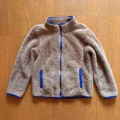 32° HEAT キッズ フリースジャケット M(10/12) ブラウン ボア