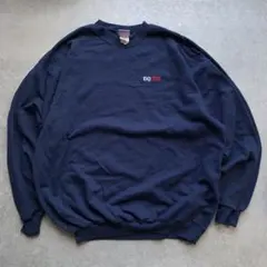Hanes スウェット ネイビー 刺繍 XL 企業物 デーリークイーン DQ
