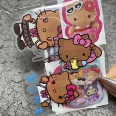 日焼けのみMIX カット済みロールシール おすそ分け17枚セット キラキラシール