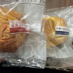 セブンイレブン　ハッピーくじ　C賞　パンポーチ　バタースコッチ　カレーパン