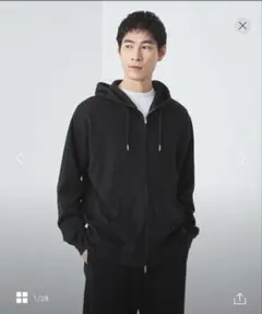 green label relaxing クリア スウェット ジップ パーカー