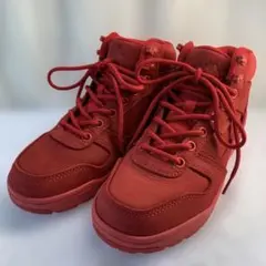 VANSスニーカーハイカット　レッド