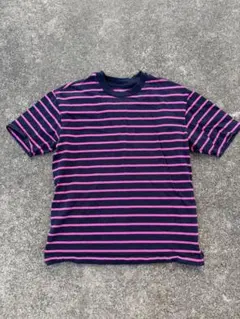 00s OLD GAP archive y2k tシャツ　ボーダー　ピンク