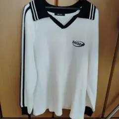 スキッパーニット ホワイト