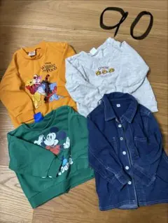 90 トレーナーシャツ4枚セット