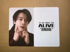 DONGHAE ALIVE ソロコン ランダム トレカ 大トラドンヘ 1枚 - メルカリ
