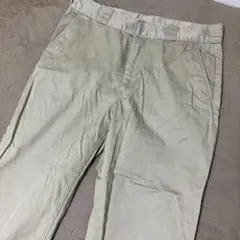 【美品】GUストレートチノNT➕E ベージュ　L