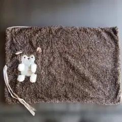 ハリネズミ 小動物 寝袋 ハウス 帆布×フリース ハンドメイド