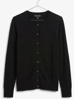 《Banana Republic》カーディガン コットン100% ブラック S