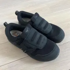 Mizuno ブラック スニーカー ベルクロタイプ