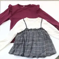 裏起毛　トップス　通学　普段着