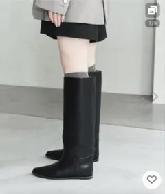 LE TALON ルタロン　2cmワイドシャフトロングブーツ