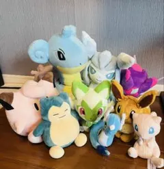 ポケモン ぬいぐるみ まとめ売り 9体セット - メルカリ