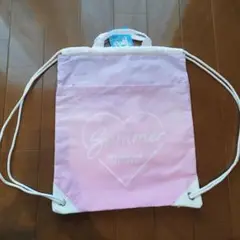 【新品】プールバック　女の子ナップサック　ピンク×パープルグラデーション