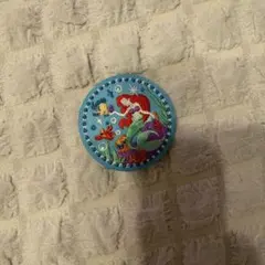 アリエル刺繍缶バッチ ディズニー刺繍缶バッチ2アリエル