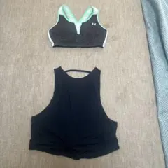 under armour スポーツブラとタンクトップセット