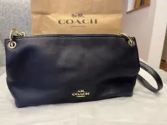 COACH レザー ショルダーバッグ