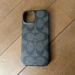 美品 COACH コーチ グレー 灰 ドットパターン iPhone15 16 - メルカリ