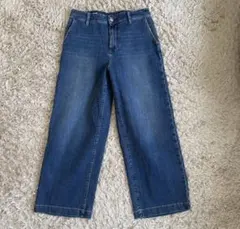 無印良品 デニムワイドパンツ Lサイズのサムネイル