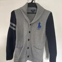 Polo Ralph Lauren カーディガン 6サイズ グレー/ネイビー