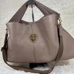 【美品✨】　アタオ エルヴィ 2way ショルダーバッグ ハンドバッグ A4