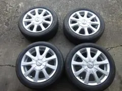 ★メーカー不明 14×4.5J 4穴 PCD100 アルミホイール 4本セット★ 送料無料 N-BOX タント ウェイク ミラ アルト ハスラー ムーブ
