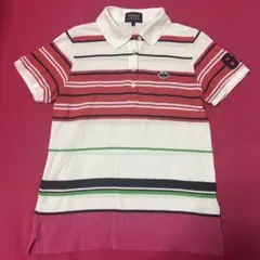 値下げPEARY GATES美品サイズ1(M)ゴルフウェア ポロシャツ ボーダー