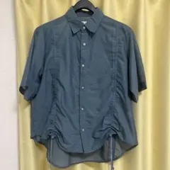 ADRER ルーズシルエットシアーシャツ