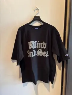 WIND AND SEA Champion Tシャツ ブラック - メルカリ