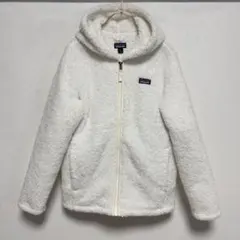 【美品】Patagonia フリース XL キッズサイズ14 ホワイト