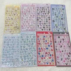 新品未開封★ ボンボンドロップシール 文字 サンリオ 8種 コンプリートセット