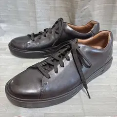 Clarks クラークス 本革 レザースニーカー 黒 メンズ 26.5cmのサムネイル