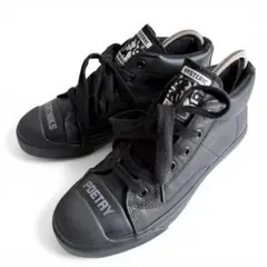 ヒステリックグラマー BEATNIKS POETRY スニーカー 黒 24cm