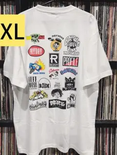 【新品】Old School LogoバックプロントTシャツ ホワイト XL