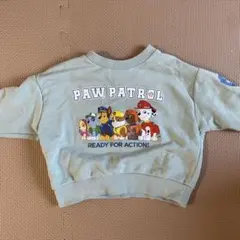 パウパトロール　トレーナー　パウパト　グリーン　90