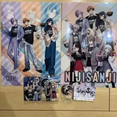 にじさんじ×くら寿司 クリアファイル2枚カード2枚缶バッジ1個セット