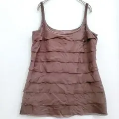 NY & C 【М】ブラウン フリル キャミソール かわいい