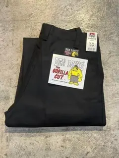 新品チャコールW34ベンデイビスbendavisゴリラカットワークパンツ