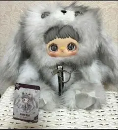 Maymei 反逆ぬいぐるみシリーズ 400％ ホワイト バッグリュック②