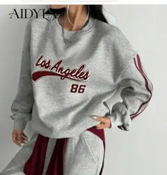 SHEIN　トレーナー　グレー　М