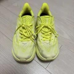HOKA ホカ/クリフトン10/ランニング/イエロー/24.0