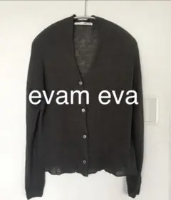 evam eva カーディガン リネン×シルクのサムネイル