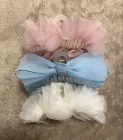 ヘアクリップ3点